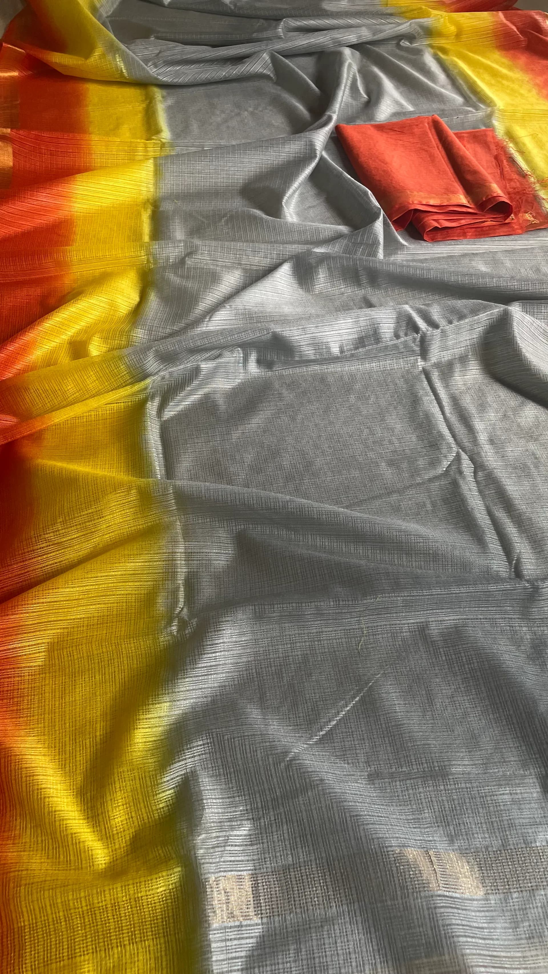 Orange -yellow combo Kota doriya