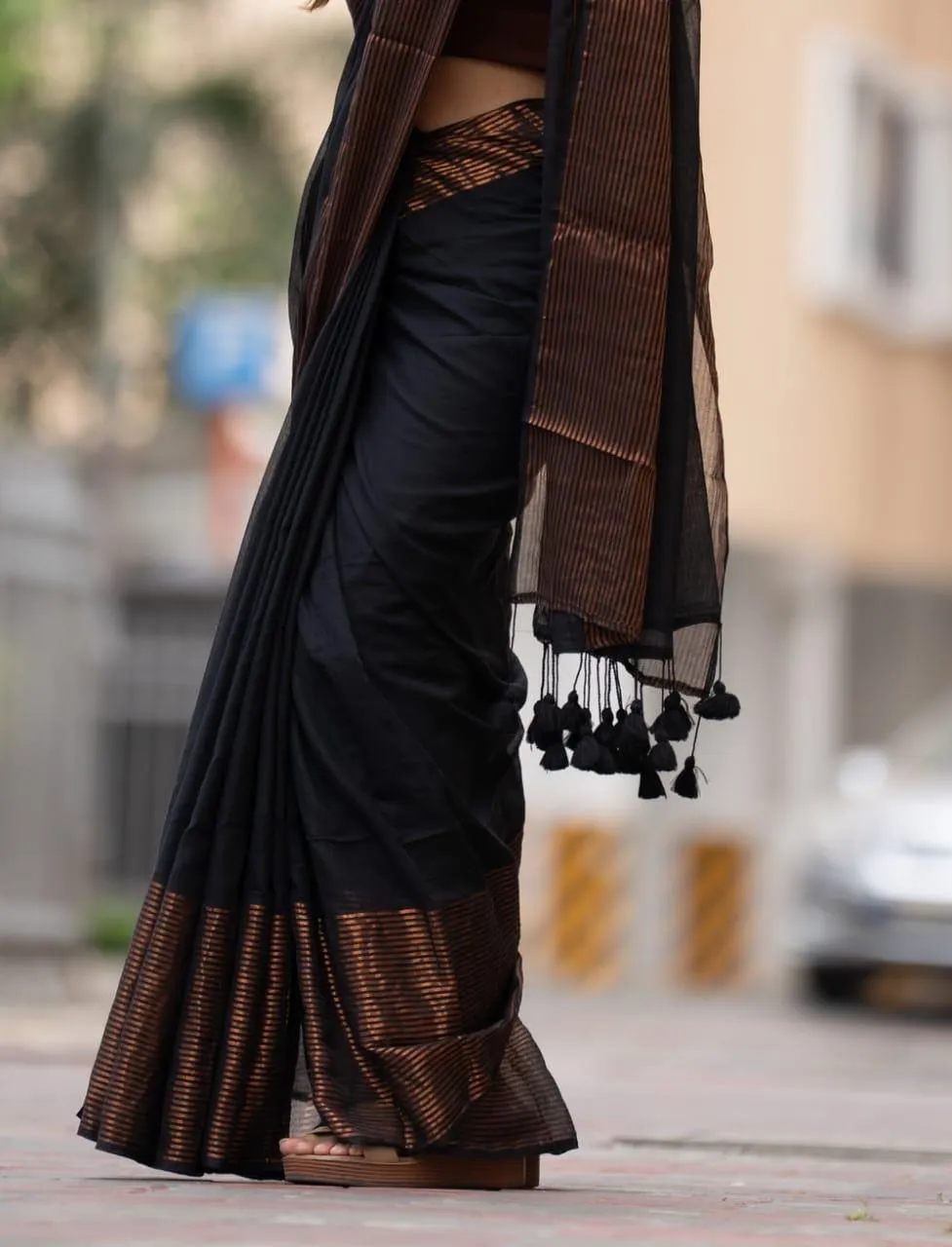 120 count mulcotton big border black