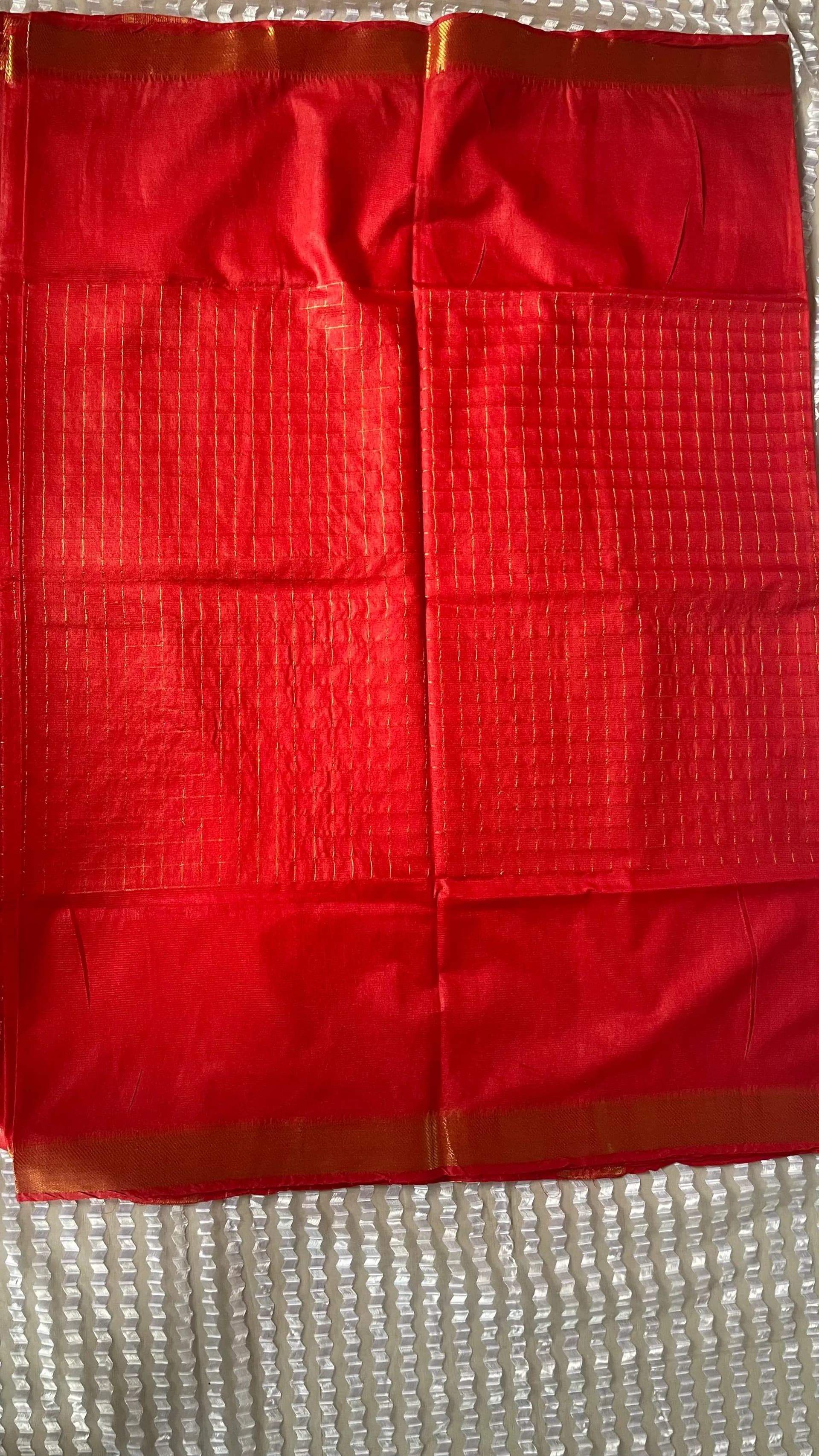 50K checked kota silk saree