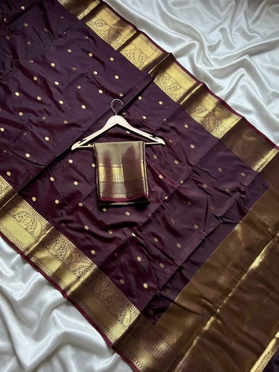 Banarasi semi Katan Semi Silk sarees