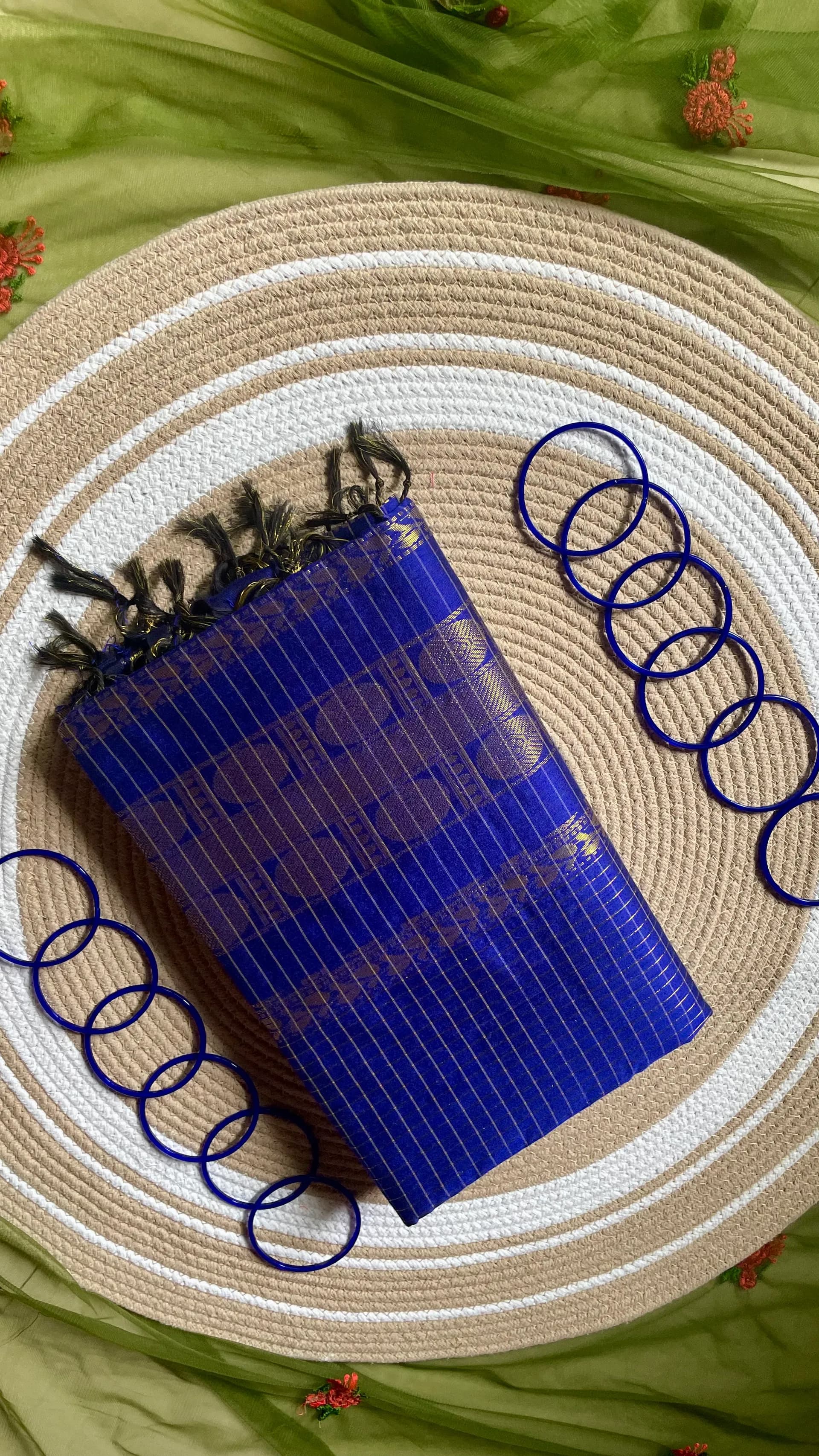 Checked Kalyani cotton saree